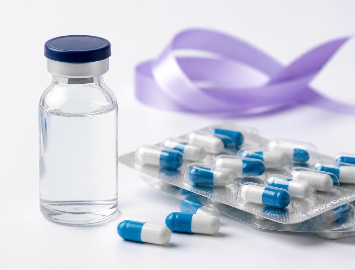Clinical oncology pharmaceutical still life